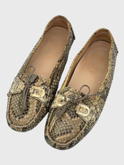 Bally Genuine Python Driving  Mokassin EU 39 Mehrfarbig - Image 3