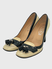 Tod's Gommini Tassel Pump EU 38 Beige - Image 3