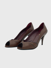 Miu Miu Leather Pump EU 37 Braun - Image 3