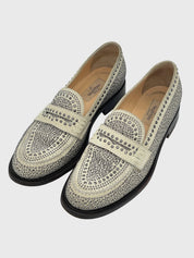 Valentino Garavani Stud Loafer EU 37.5 Metallic - Image 3