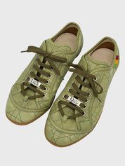 Dior Cannage Rastafari Low Top Sneaker EU 38.5 Grün - Image 3