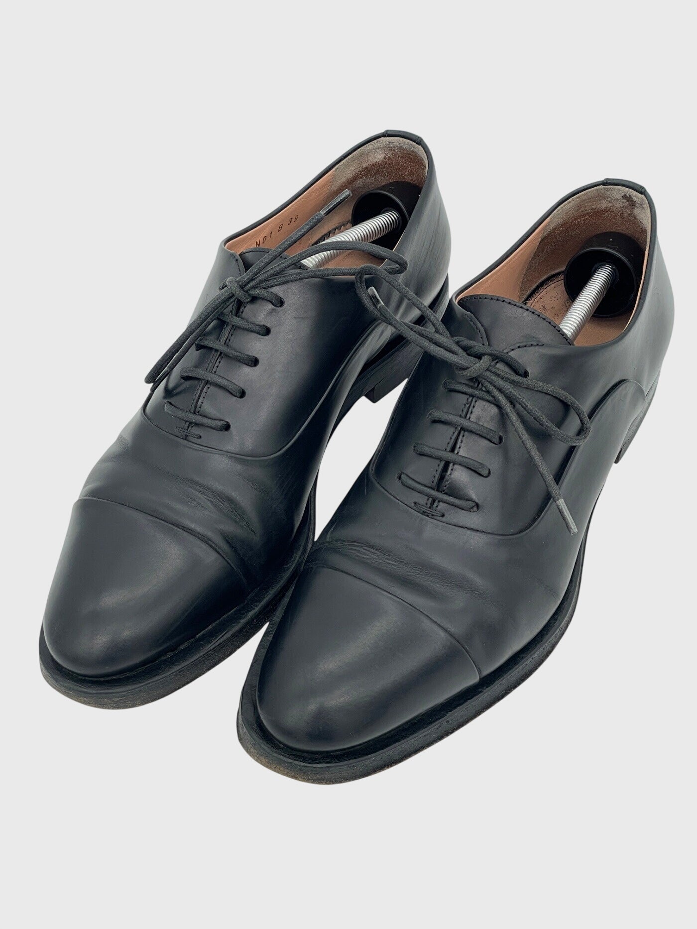 Santoni Leather Oxford EU 39 Schwarz - Image 3