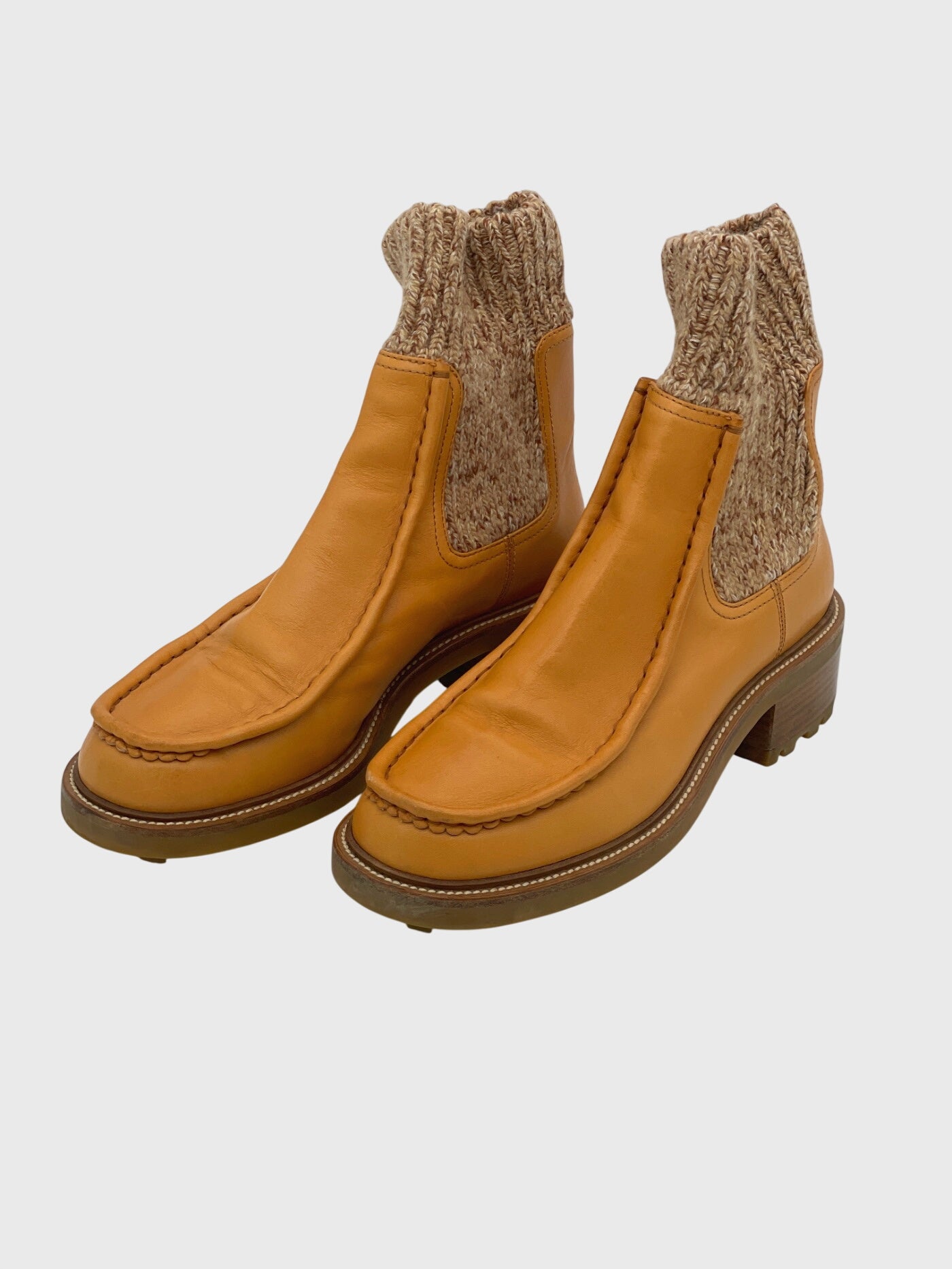 Chloé Jamie Flat Chelsea EU 39 Beige