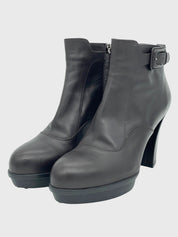Tod's Leather Ankle Boot EU 38.5 Braun - Image 3
