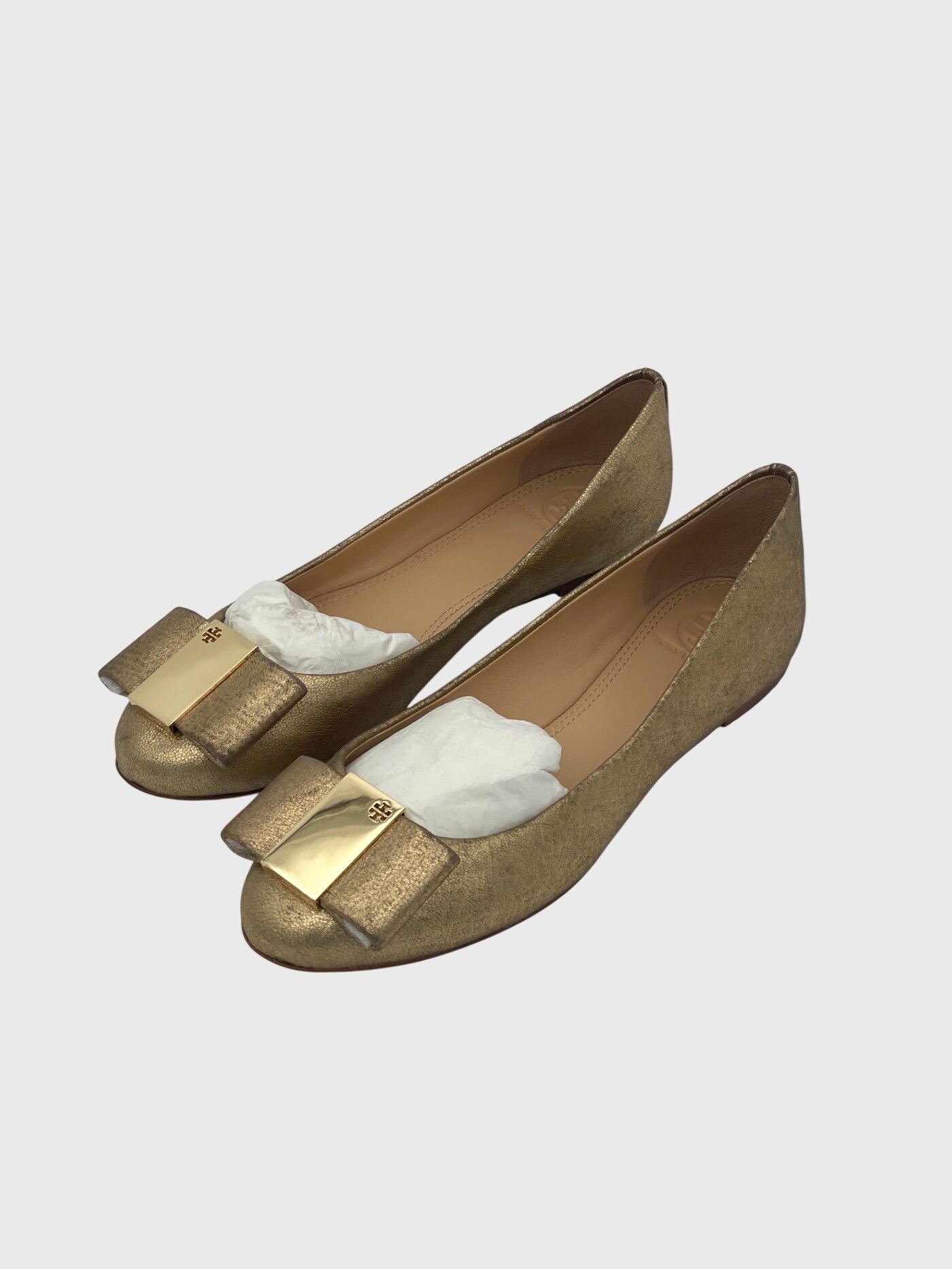 Tory Burch Georgia Ballerina EU 38 Orange - Image 3