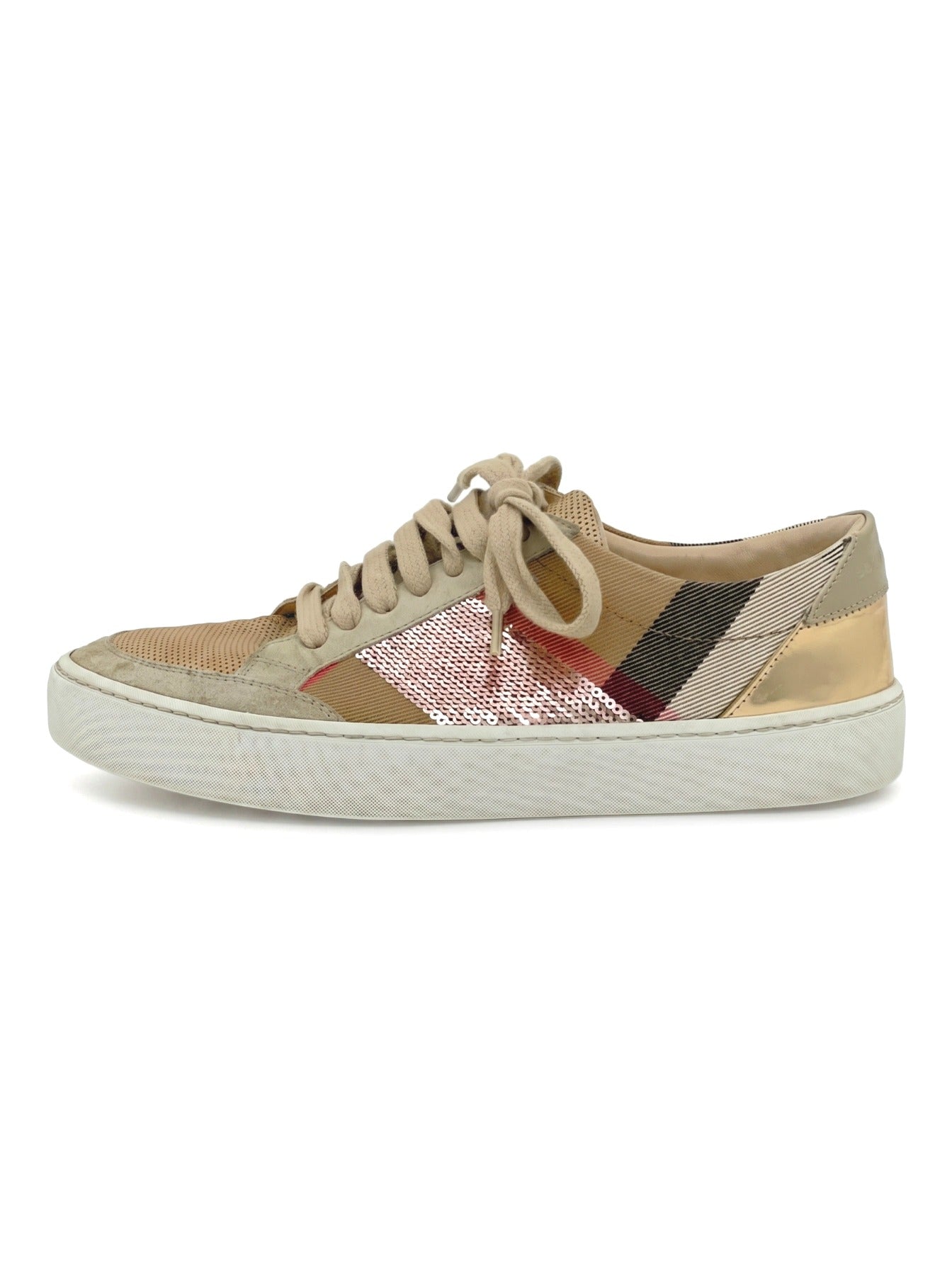 Burberry Salmond Low Top Sneaker EU 36 Mehrfarbig