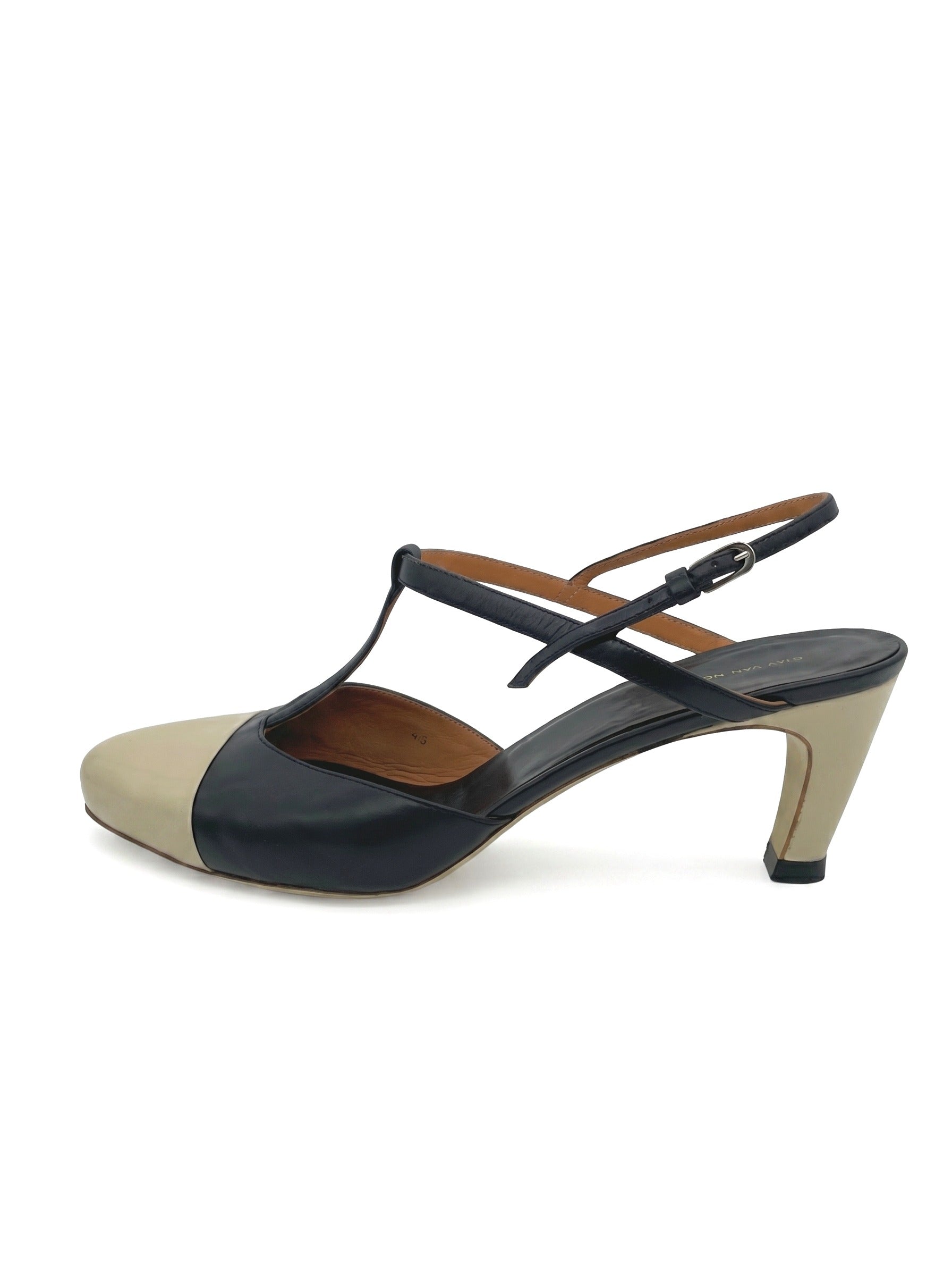 Dries Van Noten T-Strap Cap-Toe Pump EU 40 Mehrfarbig