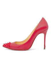 Christian Louboutin Pigalle Spikes Pump EU 37 Rot