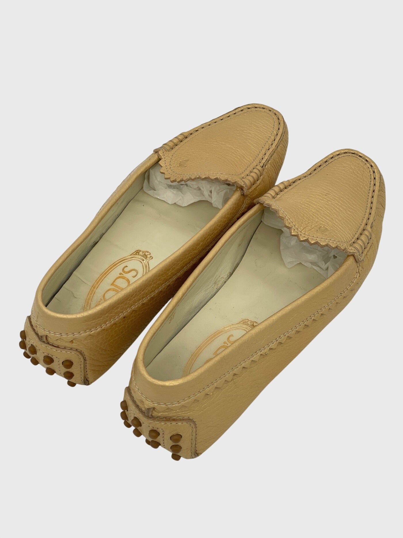 Tod's Gommino Mokassin EU 37 Metallic - Image 4