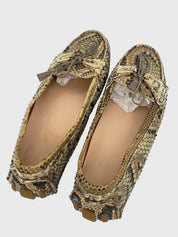 Bally Genuine Python Driving  Mokassin EU 39 Mehrfarbig - Image 4