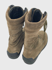 Tod's High-Top Lace-Up Combat Stiefel EU 38.5 Braun - Image 4