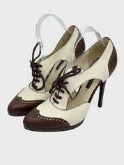 Ralph Lauren Collection Brogue Lace-Up Pump EU 39 Mehrfarbig - Image 3