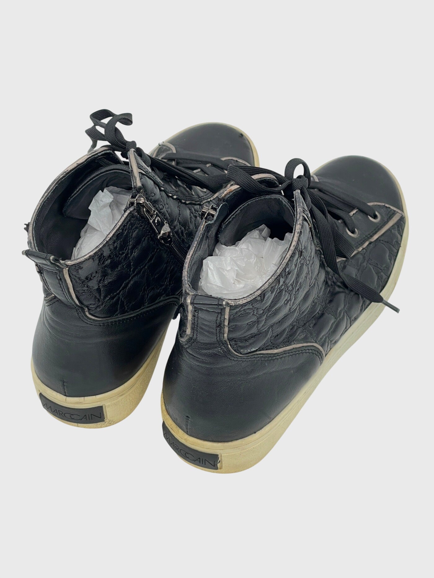 Marc Cain Stepp High Top Sneaker EU 38 Schwarz - Image 4