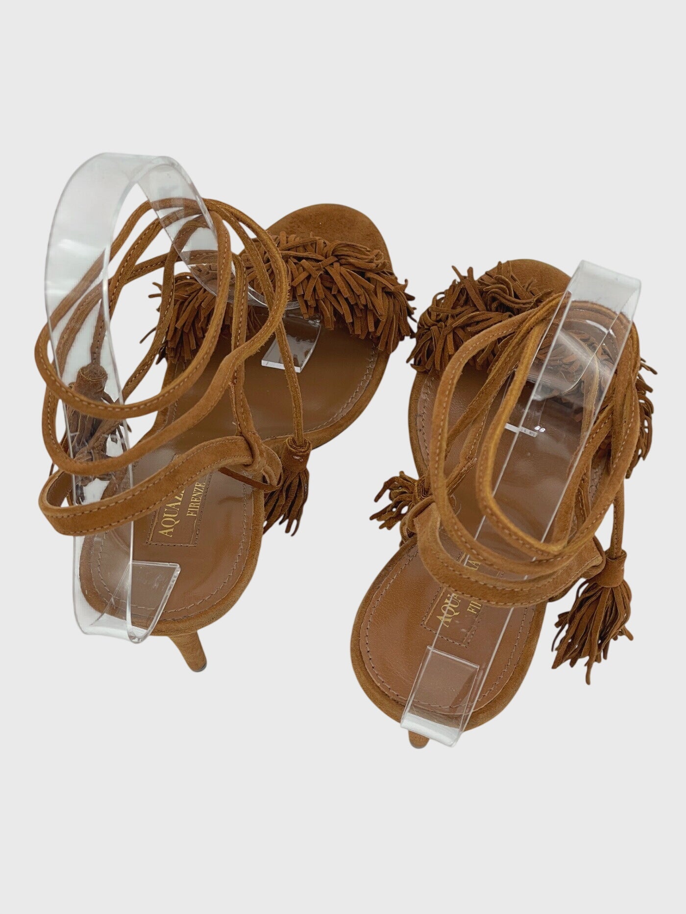 Aquazzura Wild Thing Sandale mit Absatz EU 36.5 Braun - Image 4