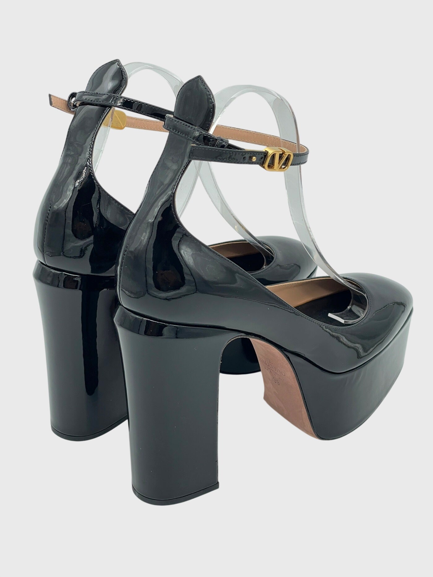 Valentino Garavani Tan-Go Plateau Pump EU 39 Schwarz - Image 4