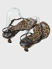 Stuart Weitzman Vintage Sandale mit Absatz EU 38 Mehrfarbig