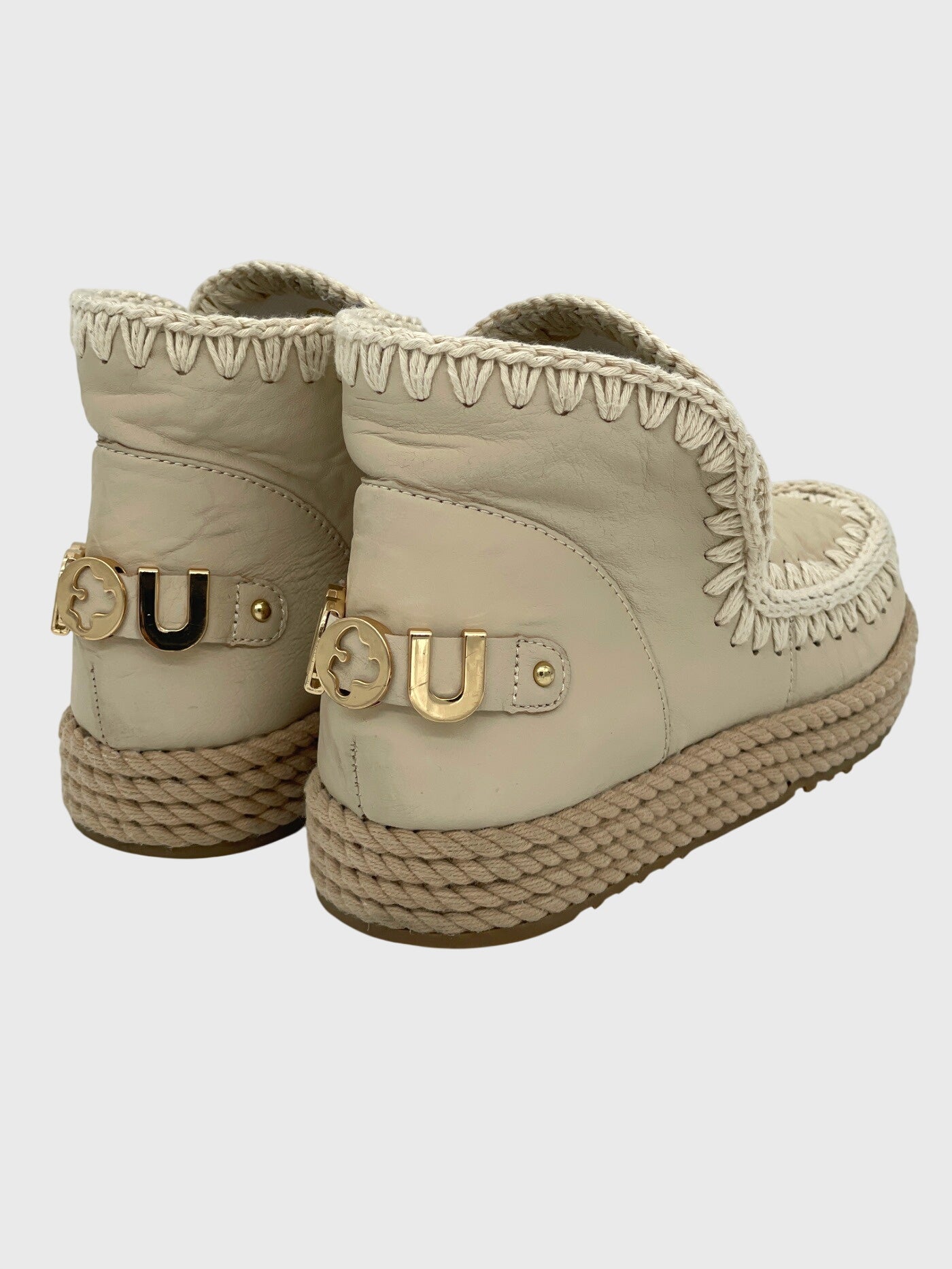 Mou Boots Mou Eskimo Ankle Boot EU 38 Beige - Image 4