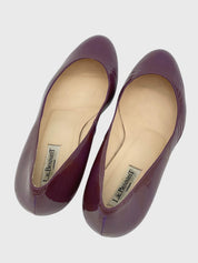 L.K.Bennet Patent Leather Kitten Heel EU 41 Lila - Image 4