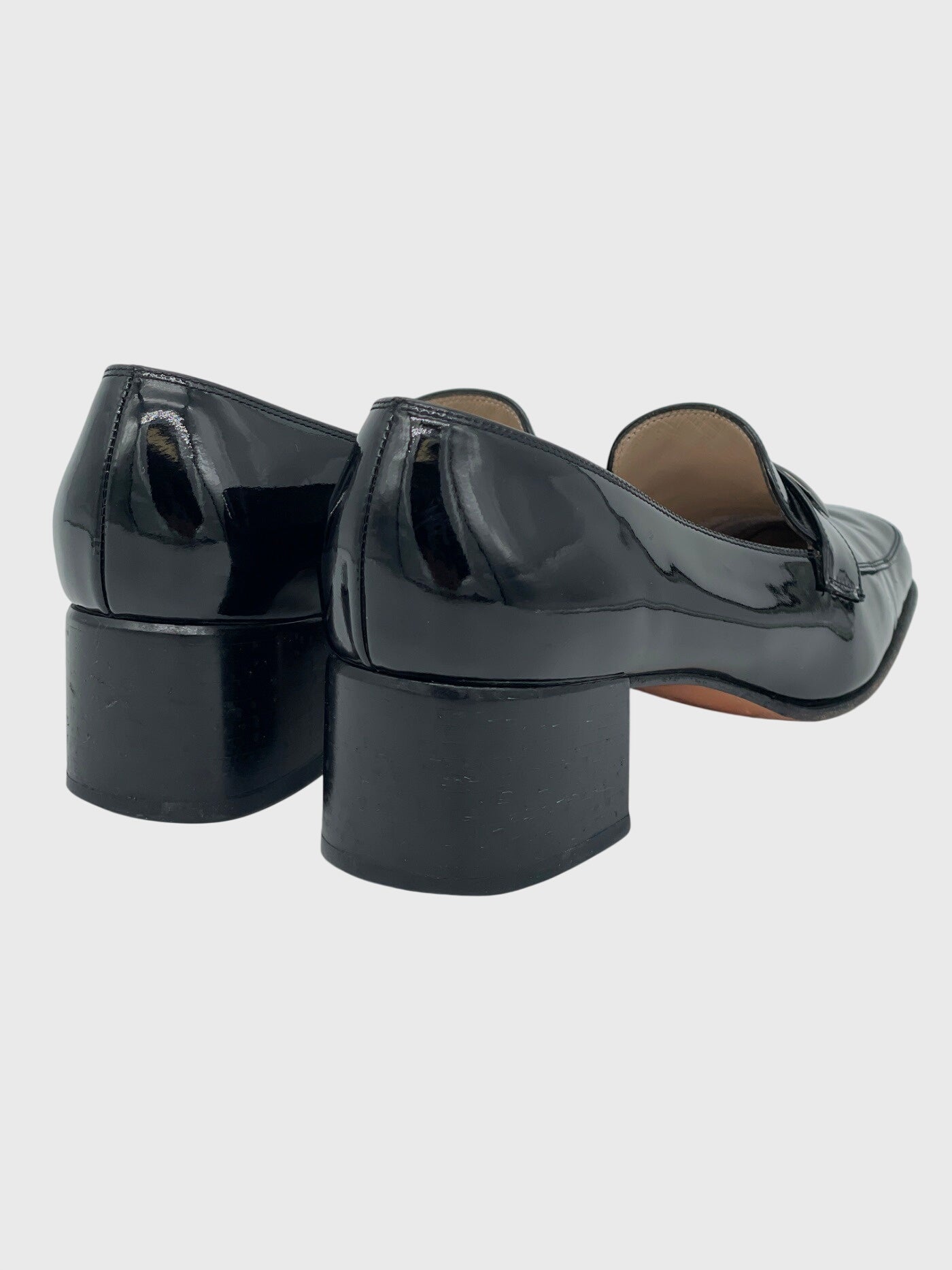 Salvatore Ferragamo Patent Leather Pump EU 38 Schwarz - Image 4