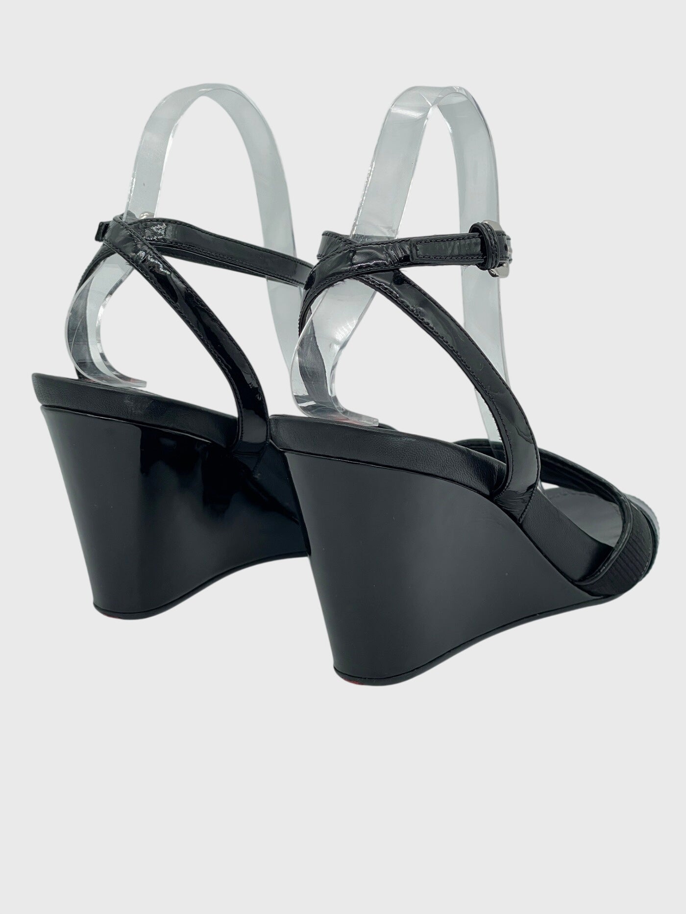 Prada Sport Sandale mit Absatz EU 38 Schwarz - Image 4