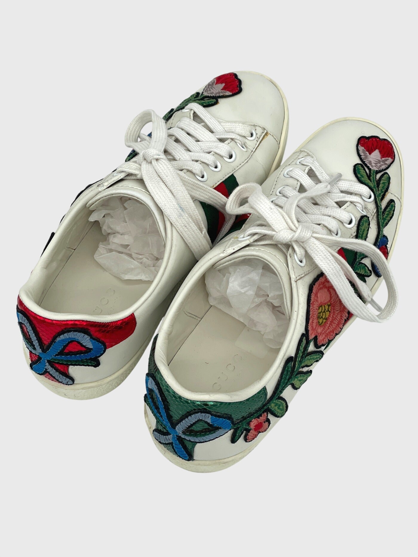 Gucci Ace Low Top Sneaker EU 35 Mehrfarbig - Image 4