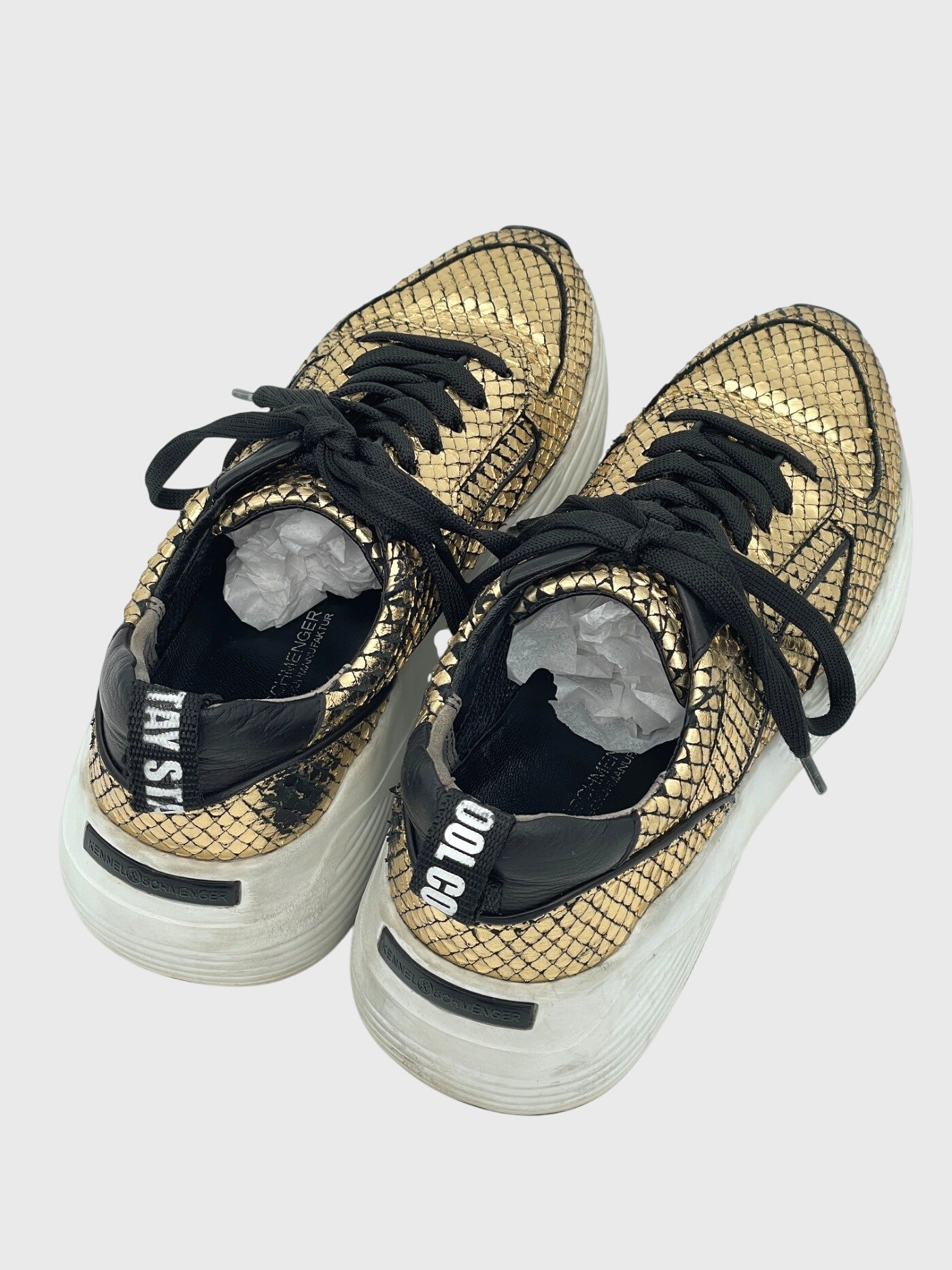 Kennel & Schmenger Yuko Platform Sneaker EU 38.5 Metallic - Image 4