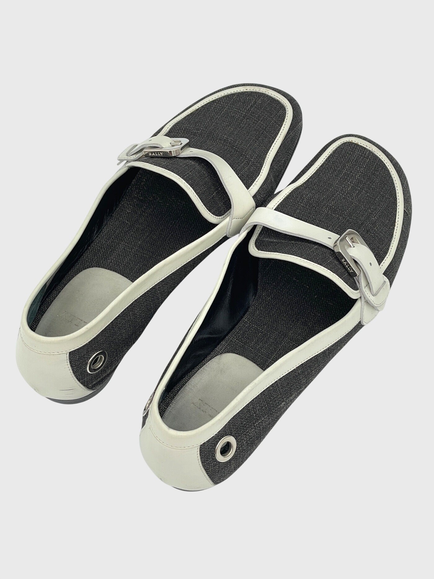 Bally Canva Loafer EU 39.5 Grau - Image 4