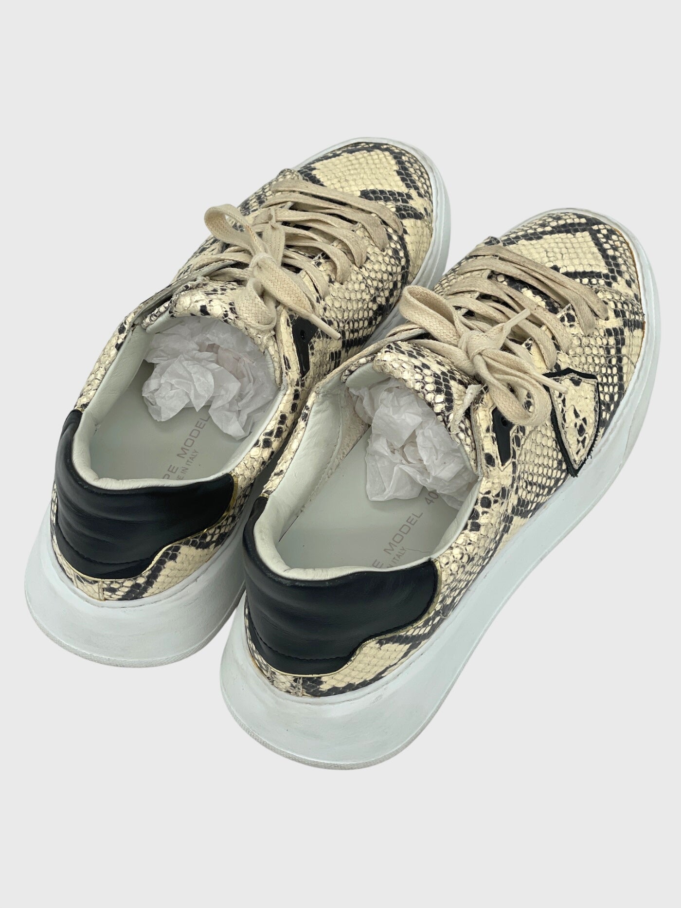 Philippe Model Temple Low Top Sneaker EU 40 Mehrfarbig - Image 4