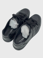 Prada Linea Rossa "Vitello Plume" Low Top Sneaker EU 42 Schwarz - Image 4