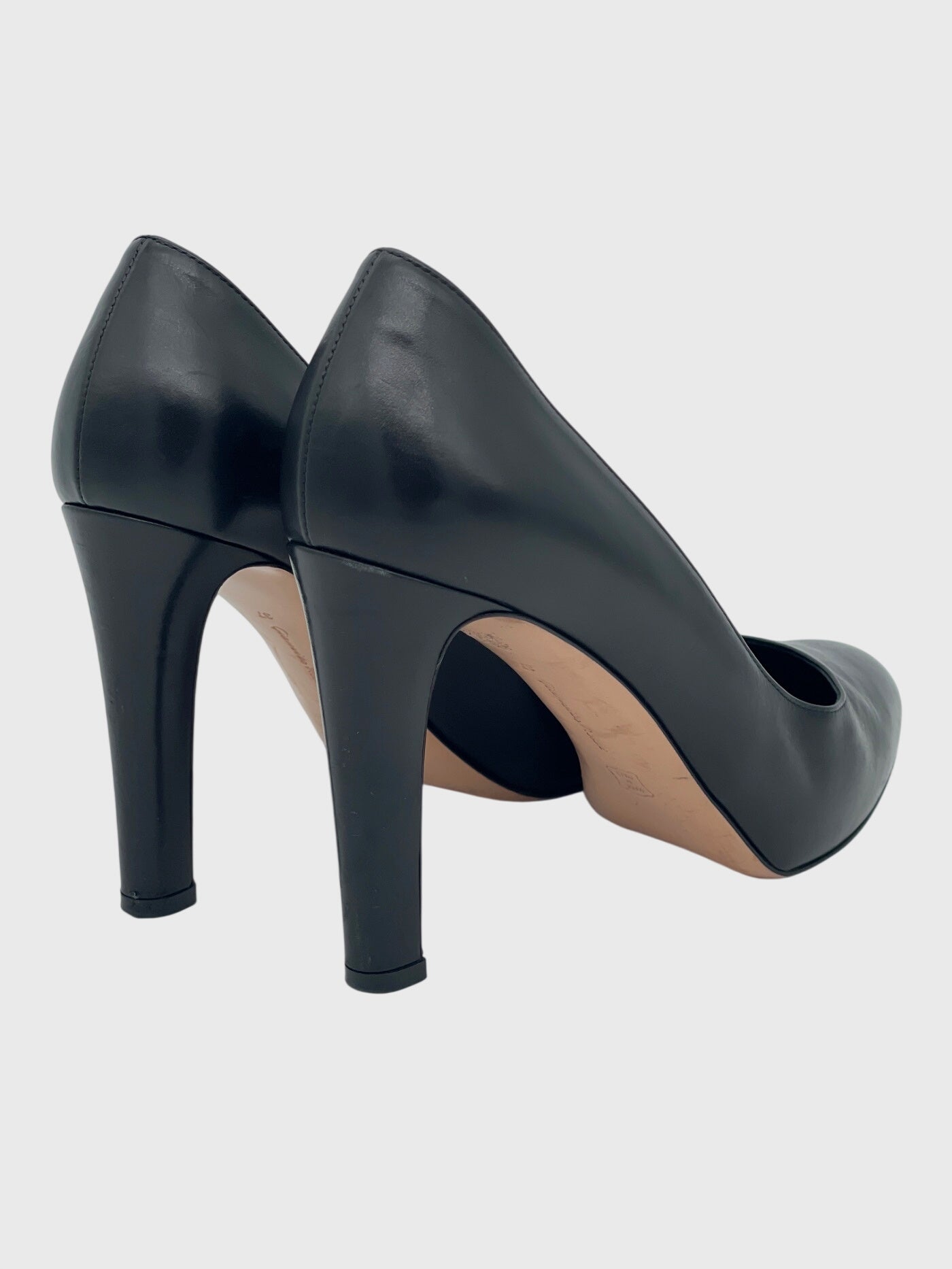 Gianvito Rossi Leather Pump EU 37 Schwarz - Image 4