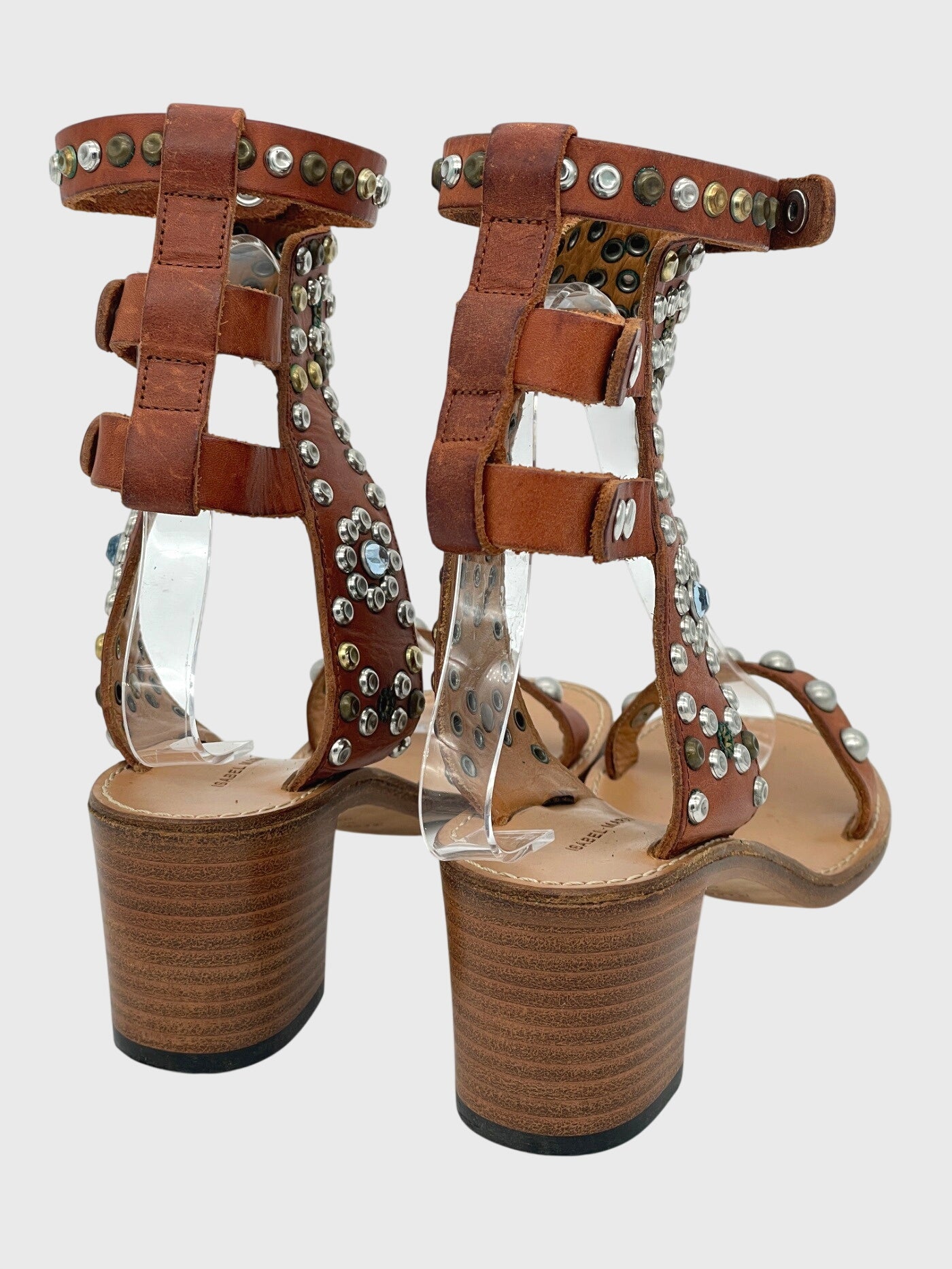 Isabel Marant Caroll Elvis Gladiator Sandale mit Absatz EU 36 Braun - Image 4