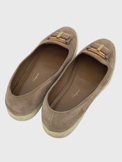 Salvatore Ferragamo Suede Slip-On Sneaker EU 40.5 Braun - Image 4
