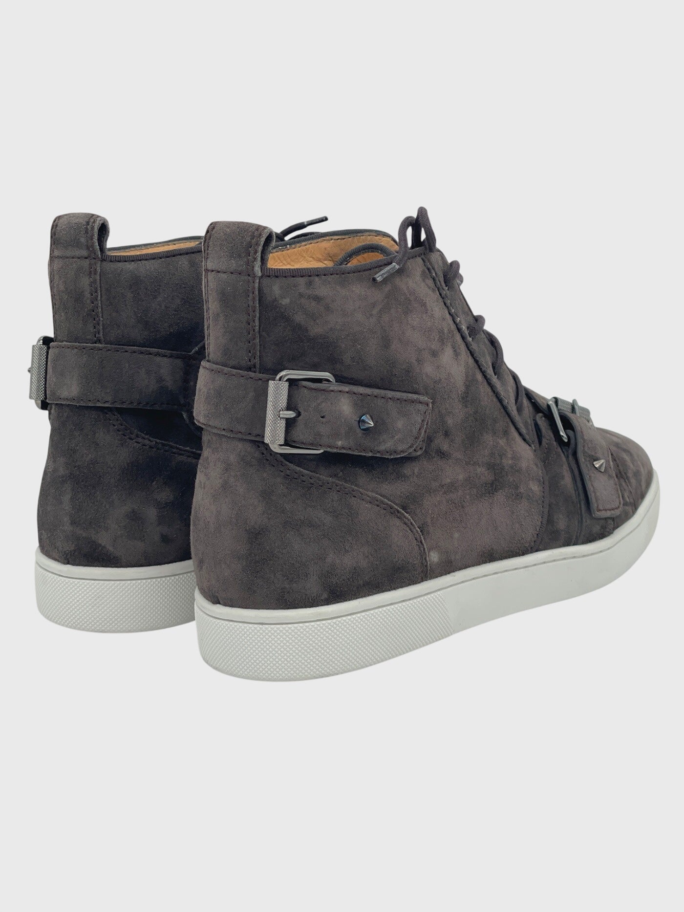 Christian Louboutin Nono Strap High Top Sneaker EU 43 Braun - Image 4