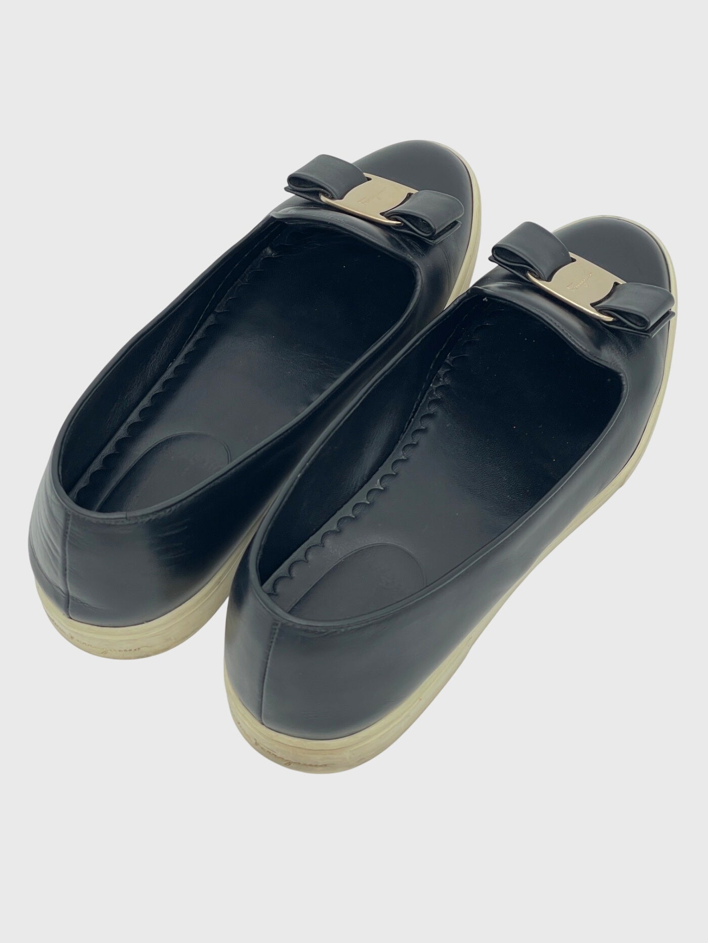 Salvatore Ferragamo Vara Slip-On Sneaker EU 40 Schwarz - Image 4