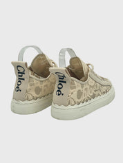 Chloé Lauren Low Top Sneaker EU 40 Beige - Image 4