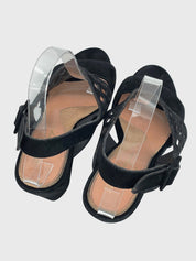 Clergerie Paris Wedge Sandale mit Absatz EU 39 Schwarz - Image 4