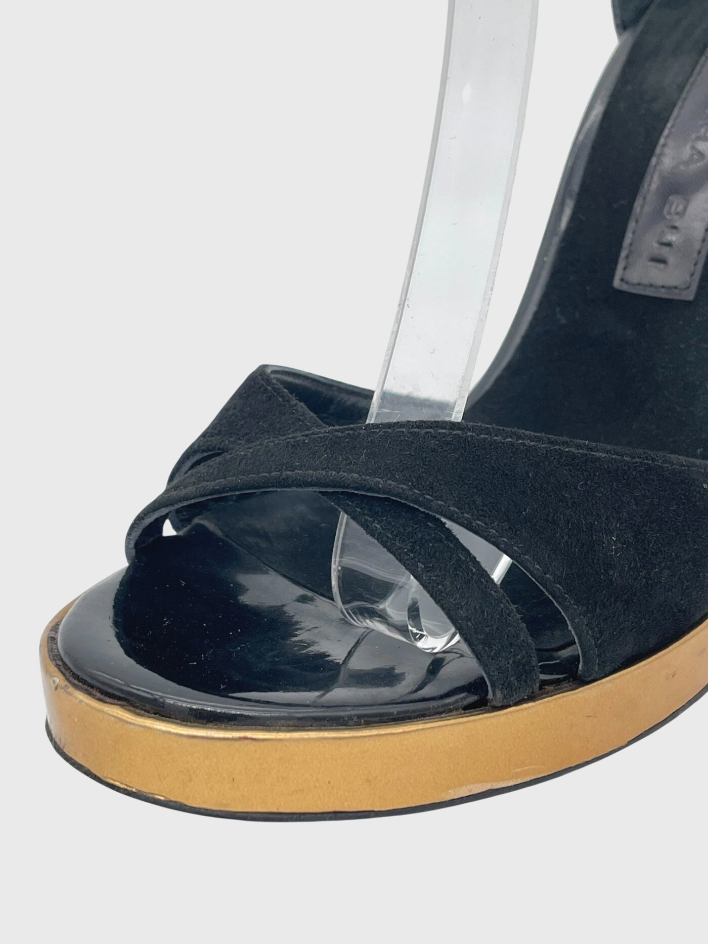 Barbara Bui Metallic Wedge Sandale mit Absatz EU 35 Metallic - Image 5