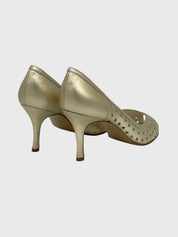 Stuart Weitzman Peep Toe Pump EU 41.5 Metallic - Image 4