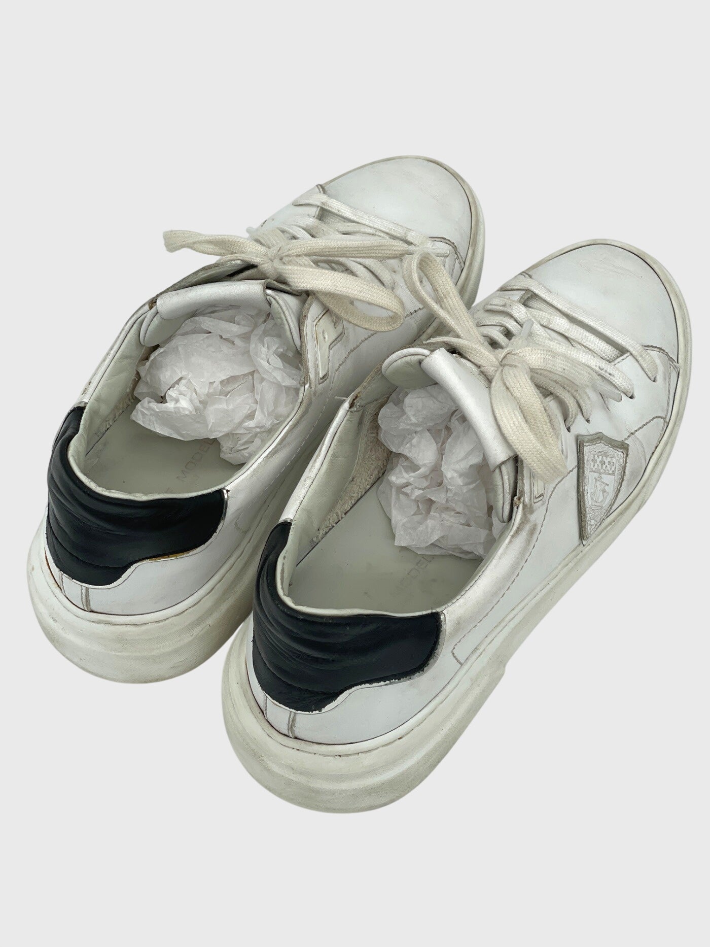 Philippe Model Temple Low Top Sneaker EU 40 Weiß - Image 4