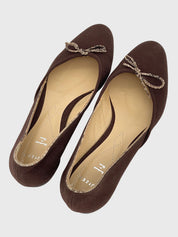 Unuetzer Canvas Bow Ballerina EU 37.5 Braun - Image 4