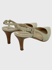 Fratelli Rossetti Patent Leather Slingback EU 37 Beige - Image 4