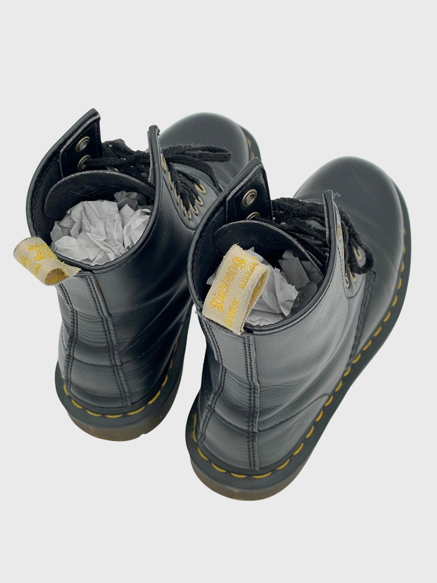 Dr. Martens 1460 Vegan Combat Stiefel EU 36 Schwarz - Image 4