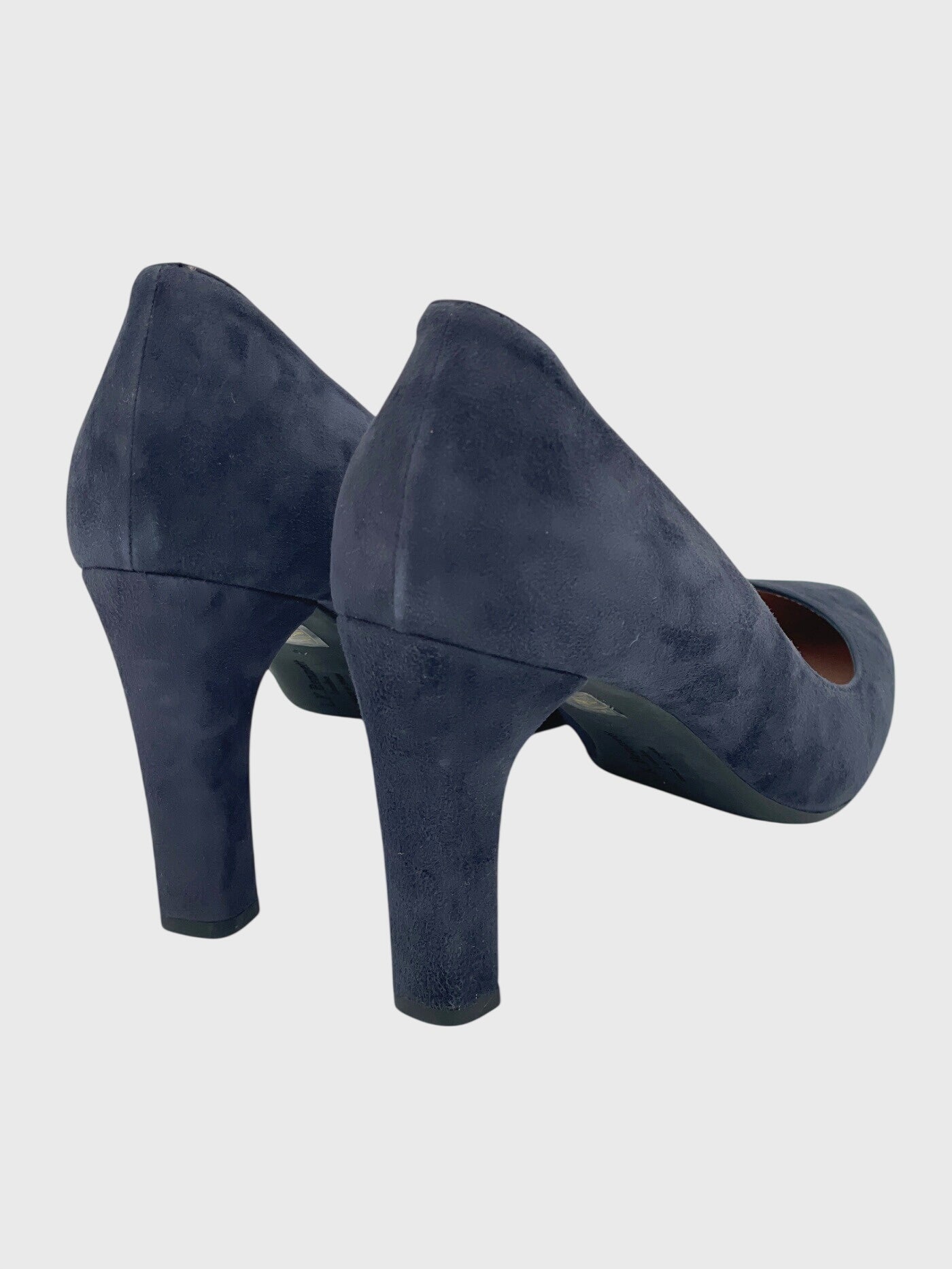 L.K.Bennet Tess Suede Block Heeled  Pump EU 39.5 Lila - Image 4