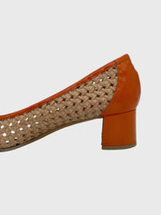 Miu Miu Woven Leather Sandale mit Absatz EU 39 Mehrfarbig - Image 4