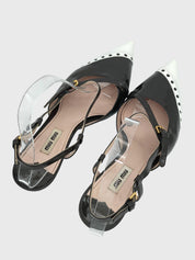 Miu Miu Leather Slingback EU 38 Braun - Image 4