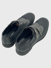 Dolce & Gabbana Double Monk Strap Brogue Loafer EU 40 Schwarz - Image 4