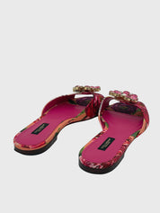 Dolce & Gabbana Bianca Mule EU 37 Mehrfarbig - Image 4