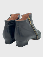 Sergio Rossi Leather Ankle Boot EU 38 Schwarz - Image 4