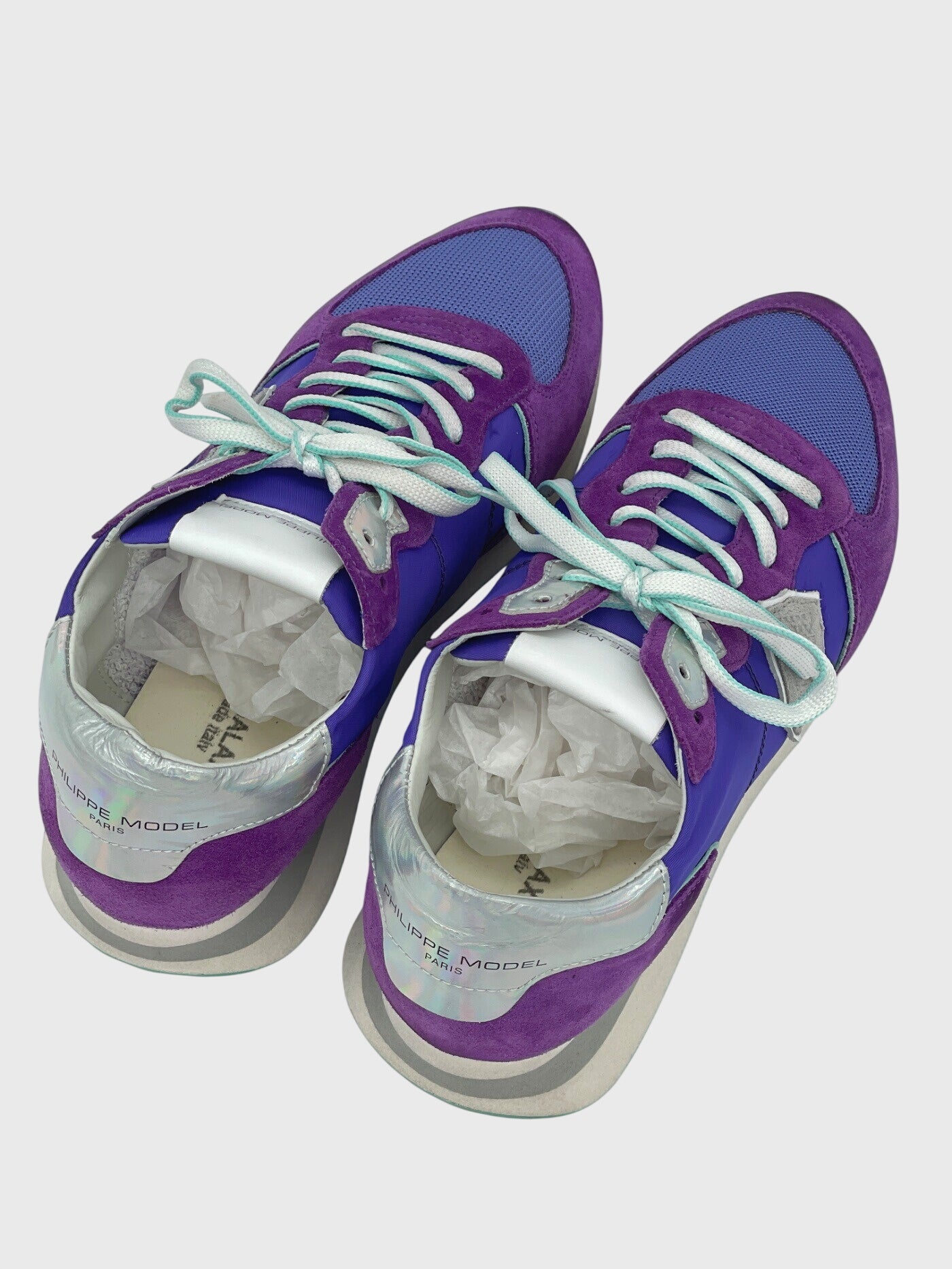 Philippe Model TRPX Low Top Sneaker EU 41 Lila - Image 4