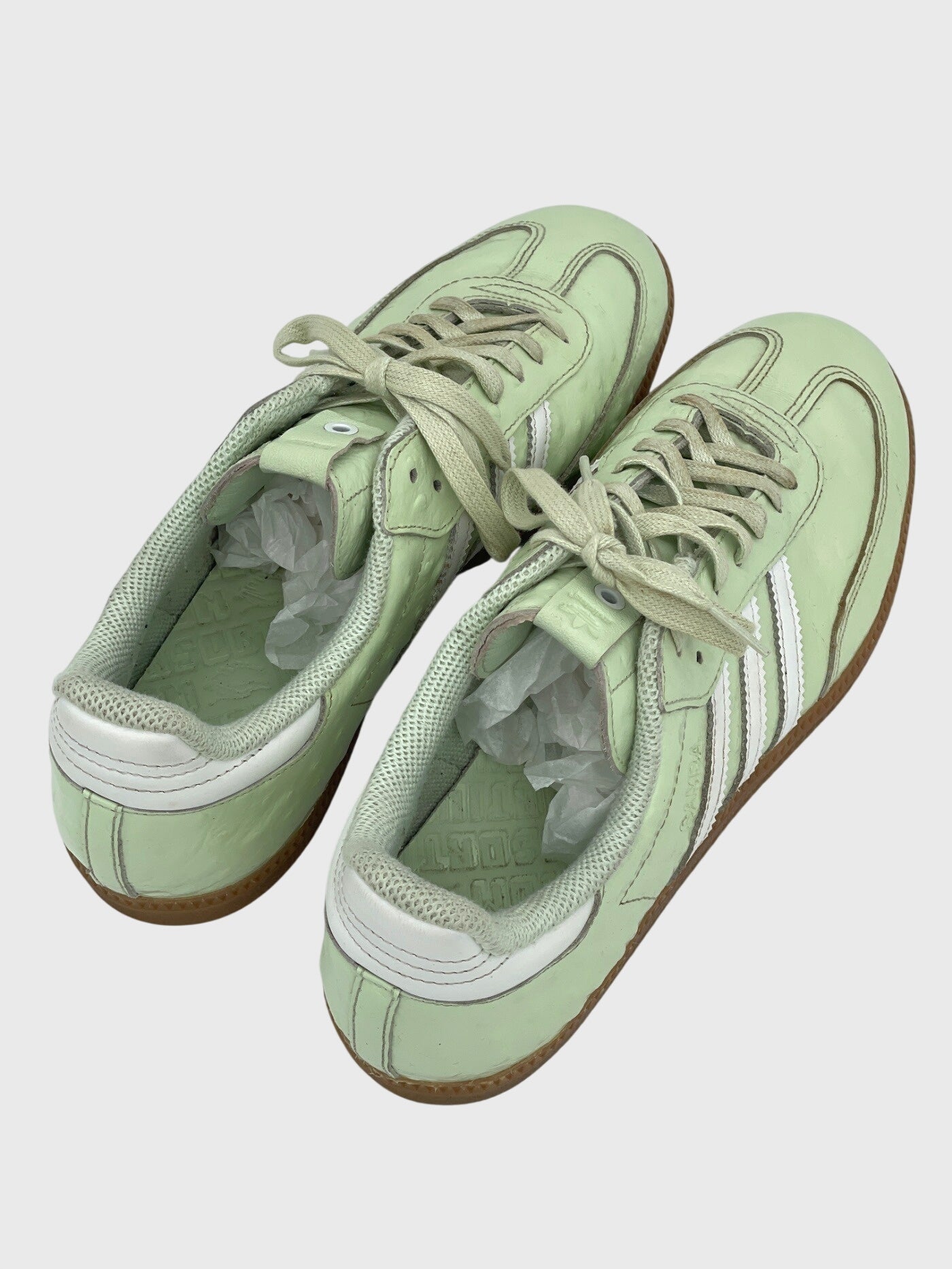 Adidas Consortium / Kollabs Samba x Naked Low Top Sneaker EU 45.5 Grün - Image 4
